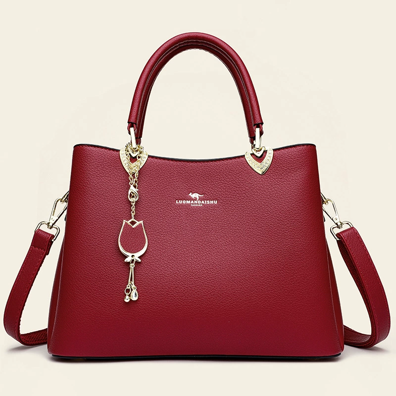 珞曼袋鼠 Capacious universal shoulder bag for mother, 2023 collection, western style