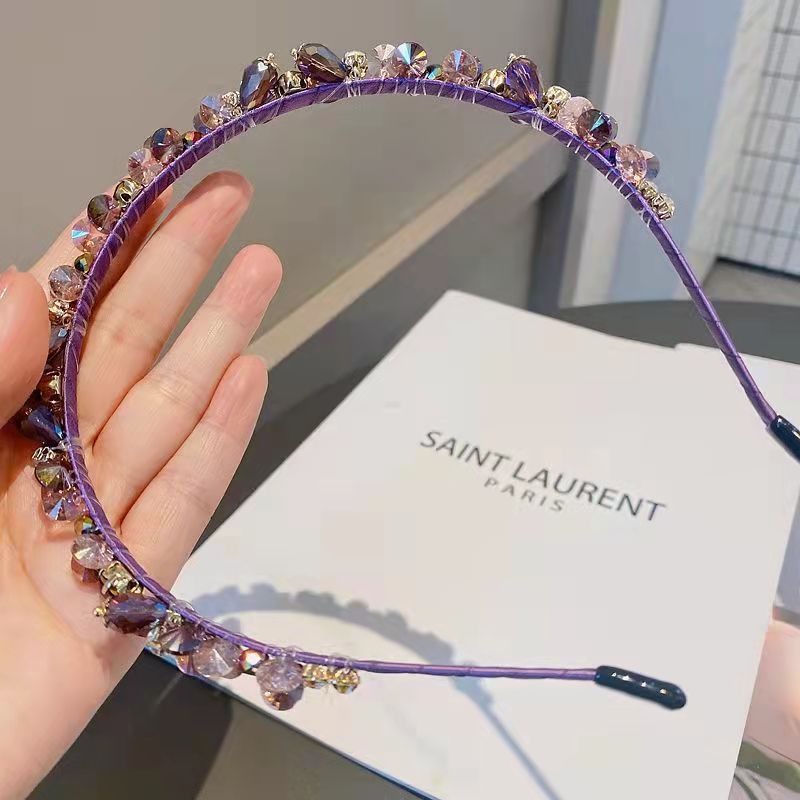 Fashion Geometric Artificial Crystal Rhinestone Hair Band display picture 1