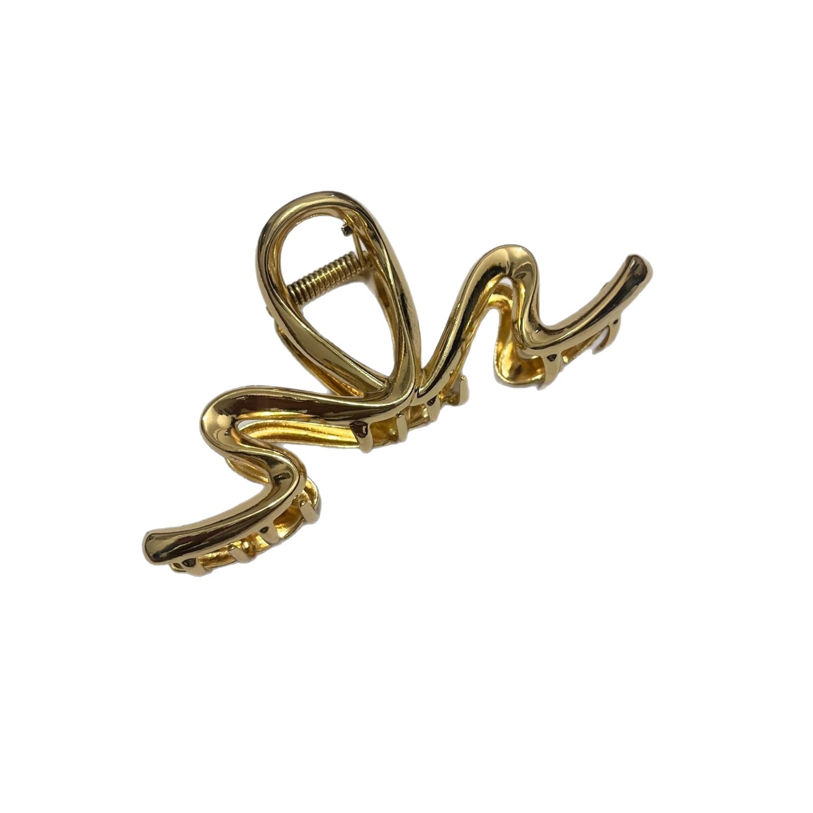 Estilo coreano horquilla de metal Cabeza trasera tiburón pelo clip de pelo ins clip de pelo femenino temperamento elegante clip fijo image 100