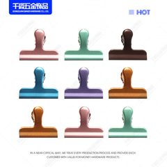 Nordic minimalist stainless steel clamping food seal clips, ticket clips, binding clips, metal clips, all specifications available for order