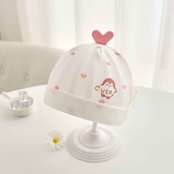 Baby Hat Summer Thin Neonatal Head Protection Fontanelle Newborn Baby 0 to 3 Months Spring and Summer Fetal Hat