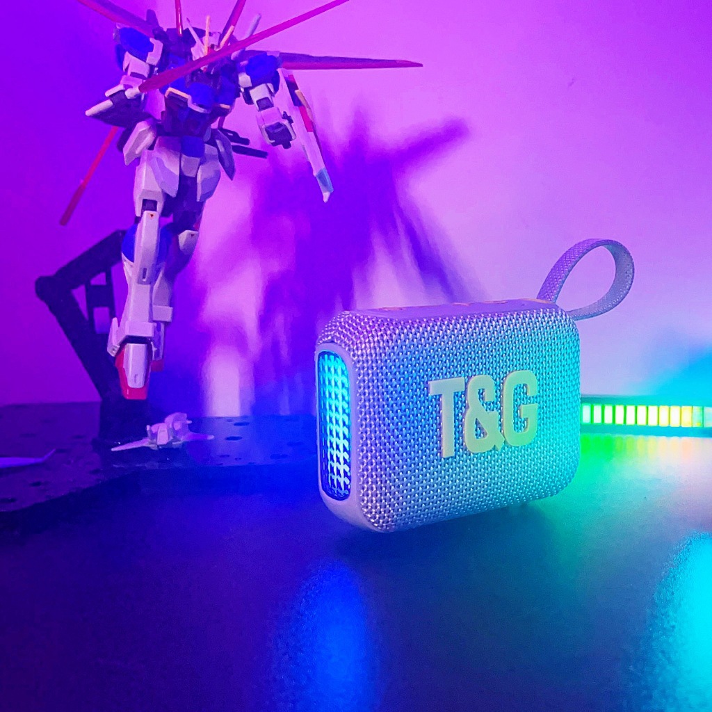 * 더 나은 새로운 TG445MINI 블루투스 스피커 LED 다채로운 조명 야외 휴대용 카드 폭발 선물!