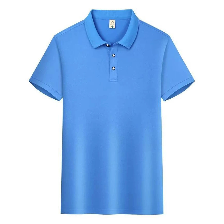 冰丝polo衫制定logo短袖工作服翻领企业文化衫印字刺绣厂家定制
