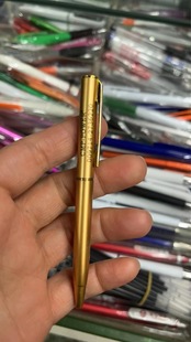 Rotating Plastic Ballpoint Pen Length 10cm Free to Provide Design logo Factory Wholesale Simple Glue Small Pen Short Pen