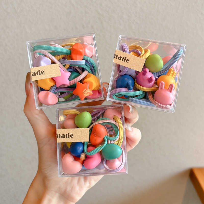 Anillo de cabello de dopamina para niños hembra 2024 nuevo cabello de alta elasticidad cuerda de cabello de cabeza duradera correa de goma cubierta de cabello