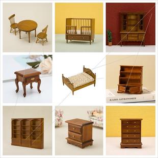 Ob11 Furniture Dollhouse Mini Doll House Miniature Furniture Retro Antique Mini Furniture Model
