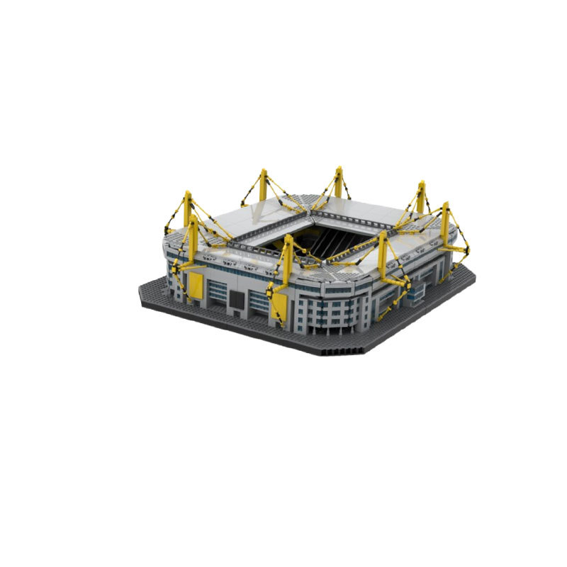 Creative Building Block Stadium Model Small Particle Assembly_voghion.com