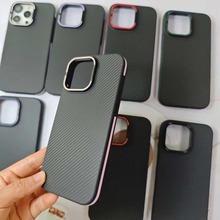 适用苹果iPhone17A/16/15/14/13/12大黄蜂碳纤维镜头支架套手机壳