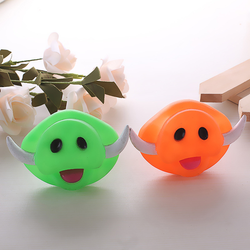 Truco Juguetes Accesorios de Halloween vinilo hacer sonido colmillos dientes largos cerdo simulación gritando labios rojos creativo divertido