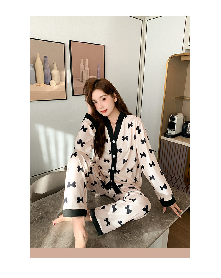 满花睡衣套装_14