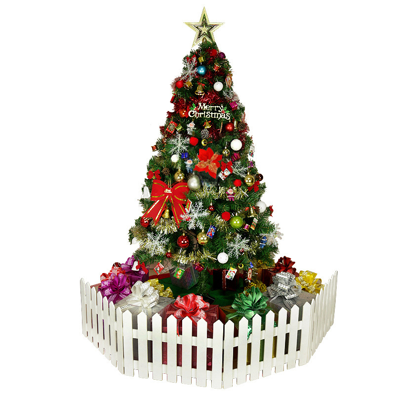 Nuevo árbol de Navidad conjunto 1,5 m 1,8/2,1 m centro comercial hogar árbol de Navidad decoración traje árbol de familia con luces