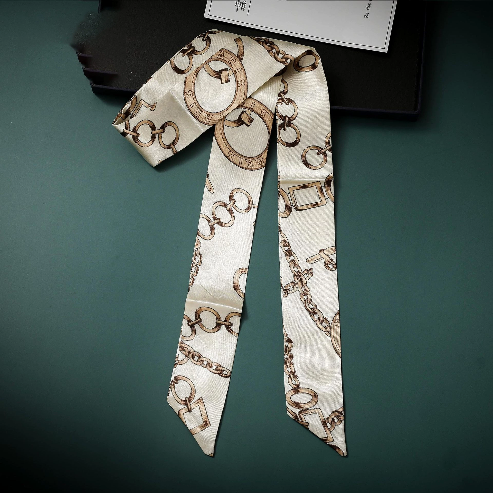 Silk Scarf Hairband (Suhang) long streamer 89×3.8 cm, lightweight gift box option