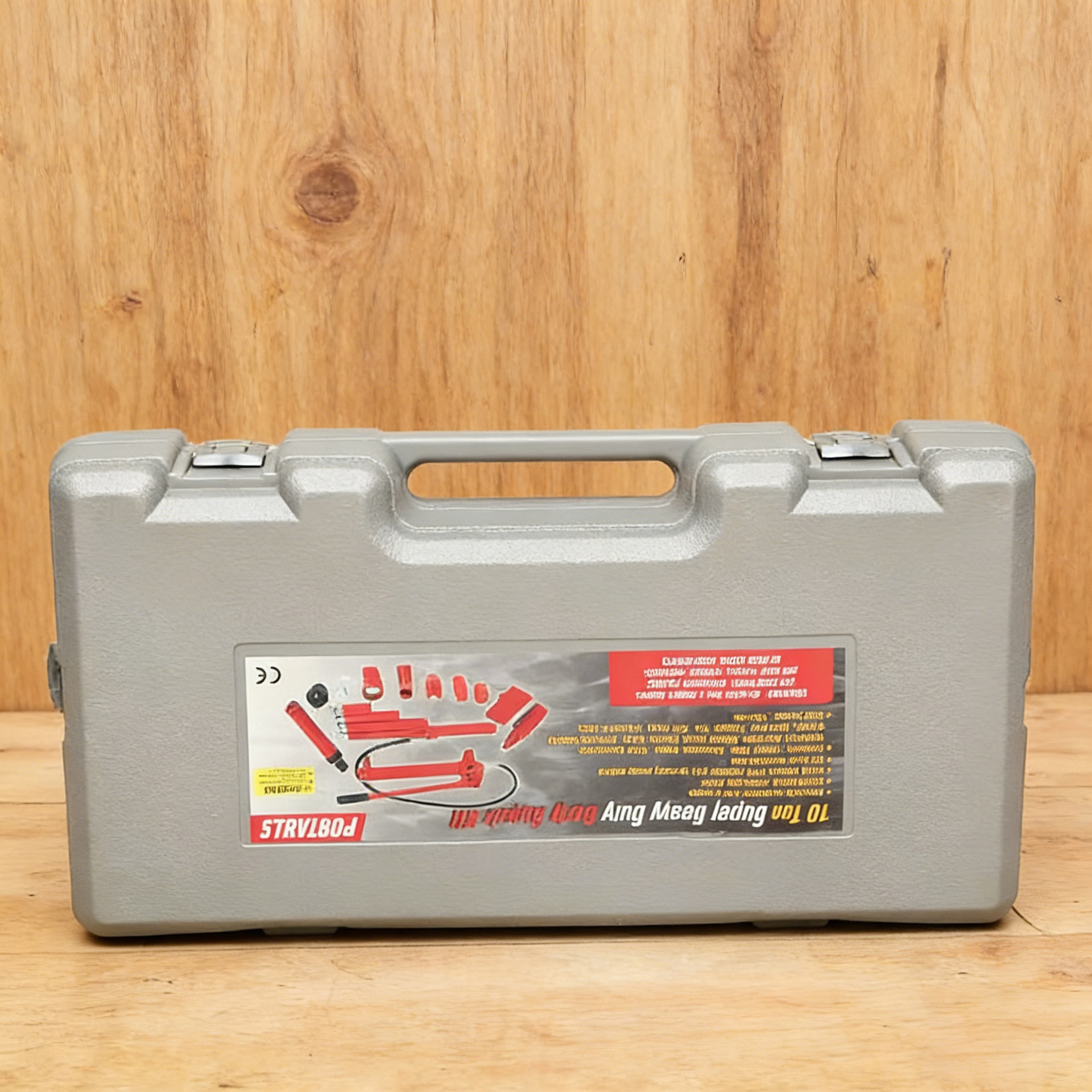 10-Ton Separate Hydraulic 0kg-Jack Set for Auto Body Repair, Portable Toolbox for Cars