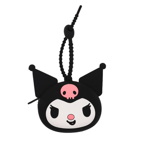 Cartoon Sanrio Chulomimi Large-Eared Dog Mini Wallet Keychain Portable Storage Bag Ornament Gift