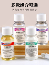 图绘通75Ml油画颜料媒介无味松节稀释剂调色油洗笔液上光油油画原