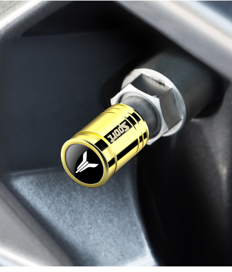 Suitable for Lando Dreamer FREE chasing light tire valve cap anti-theft valve core cover metal dust cover