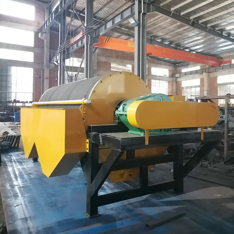 全磁滚筒电厂炉渣回收铁铝分离设备  铁粉提纯机河沙除铁机