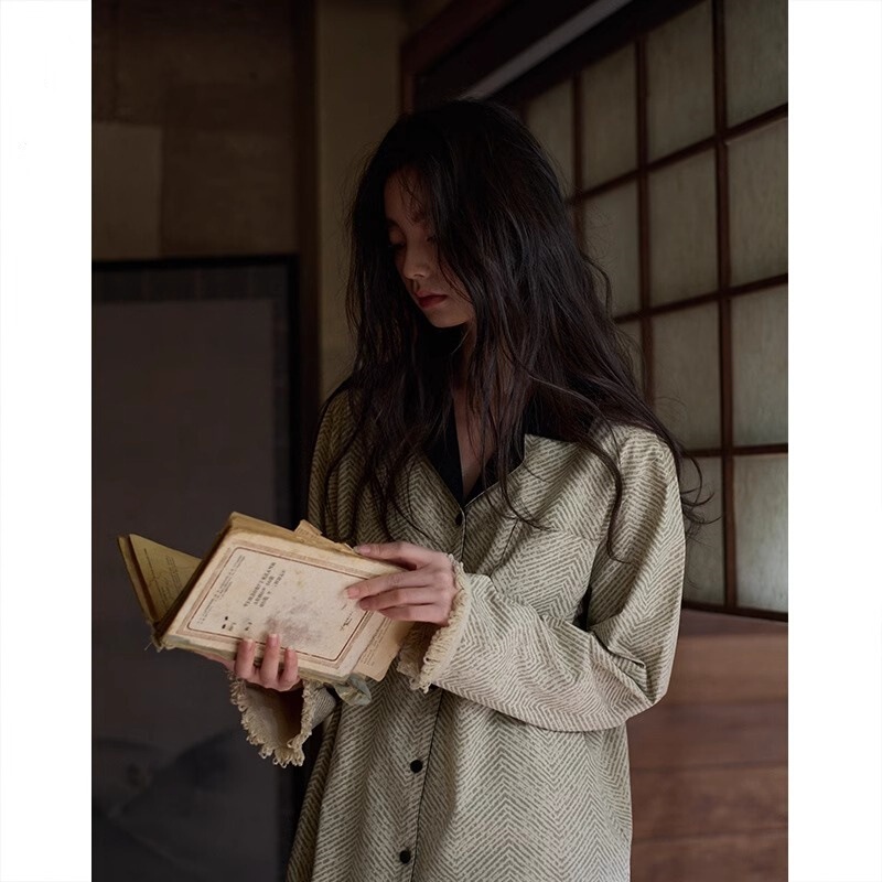 2025 New Style Pajamas Women's Spring and Autumn Summer Soft Cotton Long Sleeve Pajamas suit Casual Outwear Home Clothes