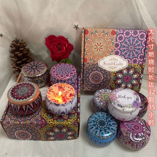 Soy Wax Dried Flowers Aromatherapy Candles? Wedding Accompanying Firework Scented Candle