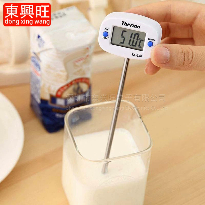 TA288 Игольчатый пищевой термометр Кухонный термометр для пищевого масла Термометр для молока Водяной термометр Электронный термометр