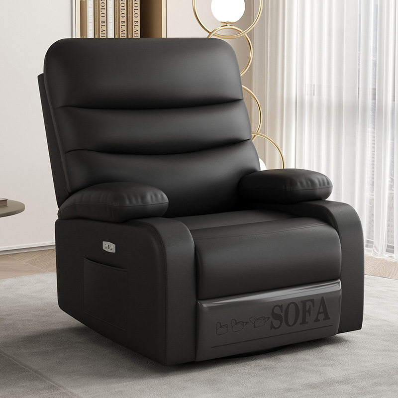 Silla de mecedora espacial de primera clase sofá sala de estar manicuría multifuncional dormitorio sofá eléctrico masaje perezoso