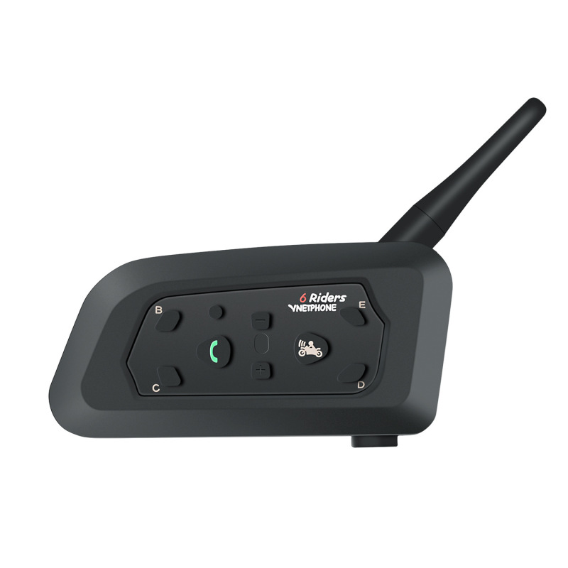 Vnetphoneオートバイbluetoothイヤホンヘルメットトランシーバー立体音スクリーンリアルタイムインターコムV6-1200|undefined