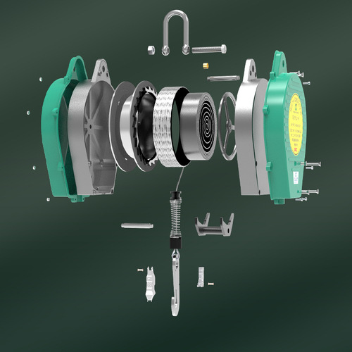High-altitude self-locking speed difference anti-drop device industrial heavy-duty 150kg1t3T5-ton tower crane 3m5M7m10m anti-drop device