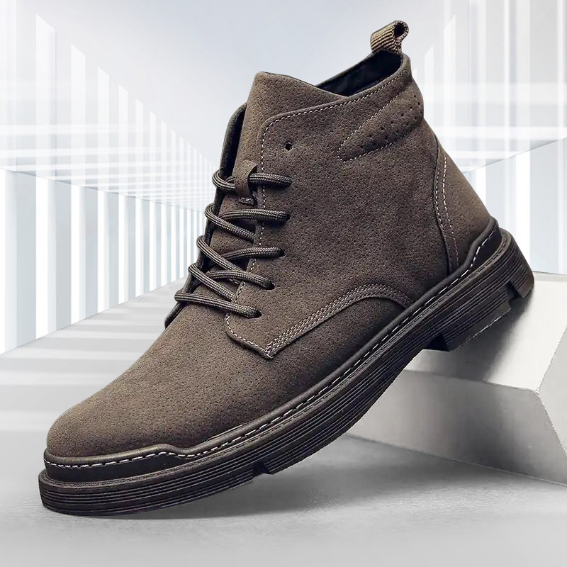 Martin Boots for Men 2026 Autumn New Casual Work Shoes Trendy Fashion Sneakers British Fashion Martin Boots Men's Shoes
