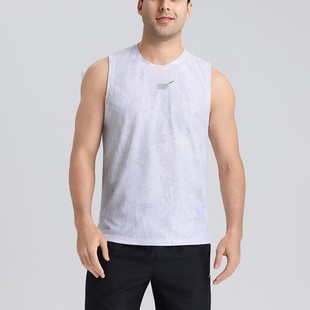 Spring and Summer Men's Sports Vest Loose T-Shirt Breathable Quick-Drying Fitness Clothing Outdoor Running Training Vest with Logo