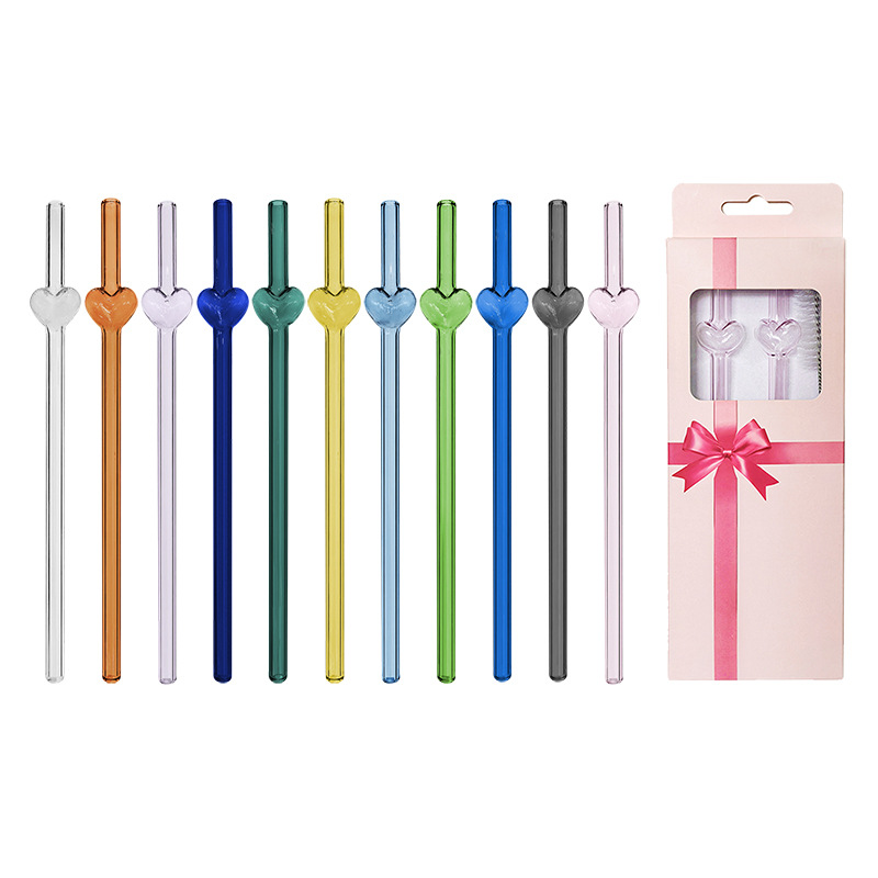 핑크 러브 빨대 2개 2+1세트