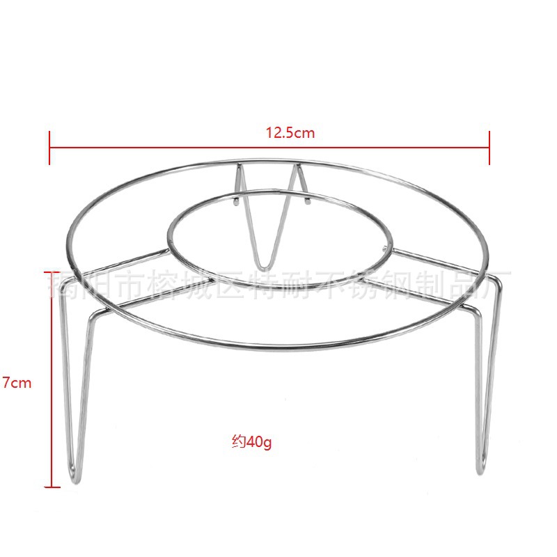 Rejilla de vapor universal engrosada de acero inoxidable para cocinar verduras al vapor, rejilla de vapor para ollas arroceras de patas altas y ollas a presión, rejilla de vapor del fabricante.
