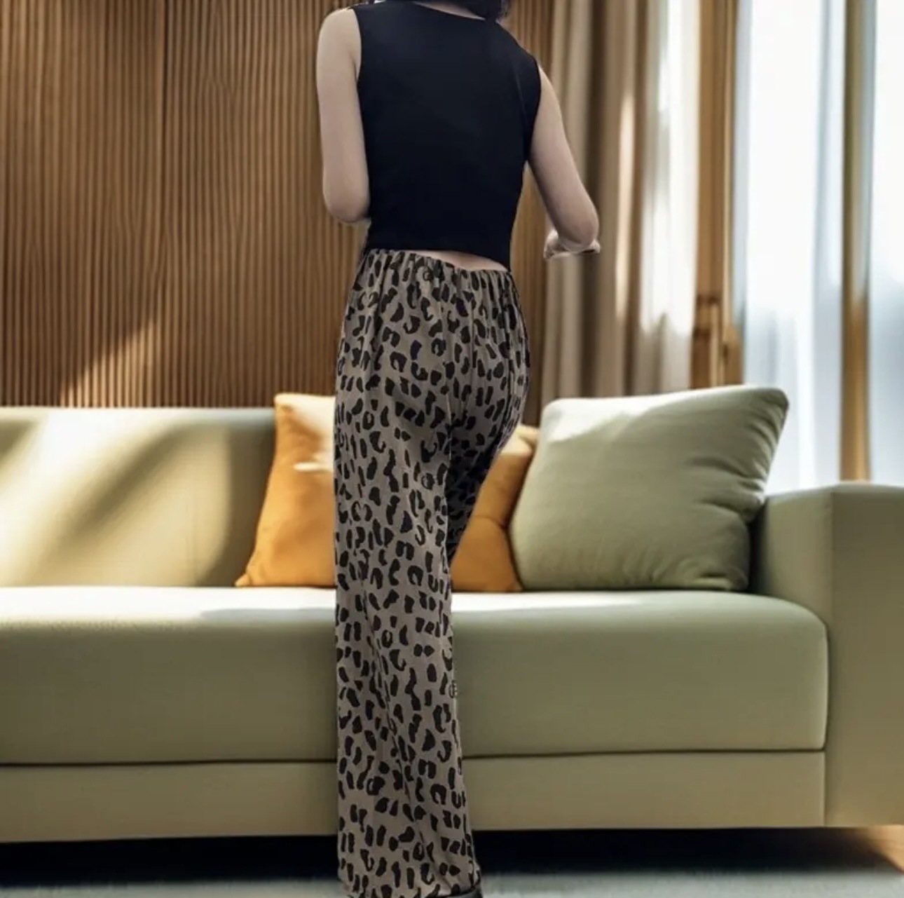 [5 días de preventa] [Pantalones de seda de algodón] Pantalones de pijama de seda de algodón para mujer