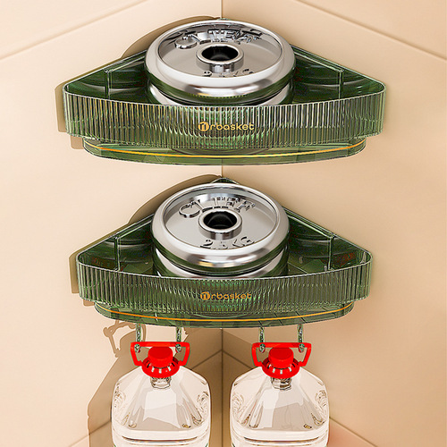 Bathroom rack to store cleaning utensils, shower room rack, triangle rack, shower gel, shampoo holder