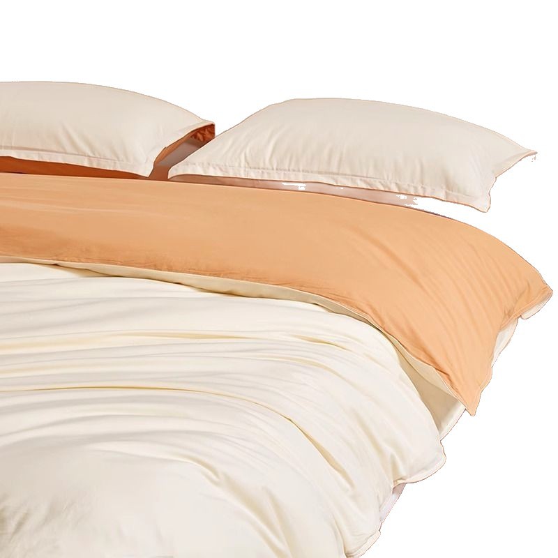 Cubierta de edredón de algodón 100% algodón de una sola pieza para el hogar cubierta de edredón gruesa individual doble 150x180x200x230 color sólido