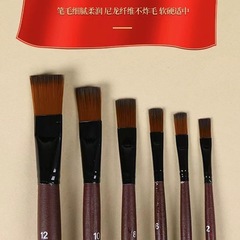 廠家批發尼龍水彩筆套裝 水粉筆排筆 尼龍毛油畫筆 兒童塗鴉畫筆