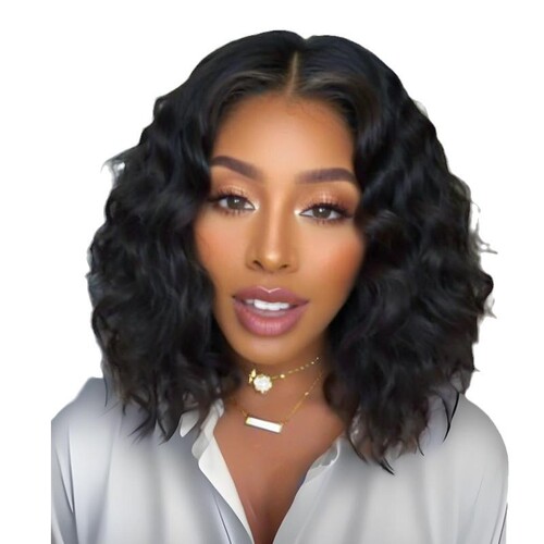 African cross-border trade wig for women, small curly, Western and European style, synthetic fiber wigs, fluffy and natural, short curly wig, factory wholesale