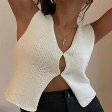 G 84503 Linen Blend Sleeves Top ����������� ŷ���羳