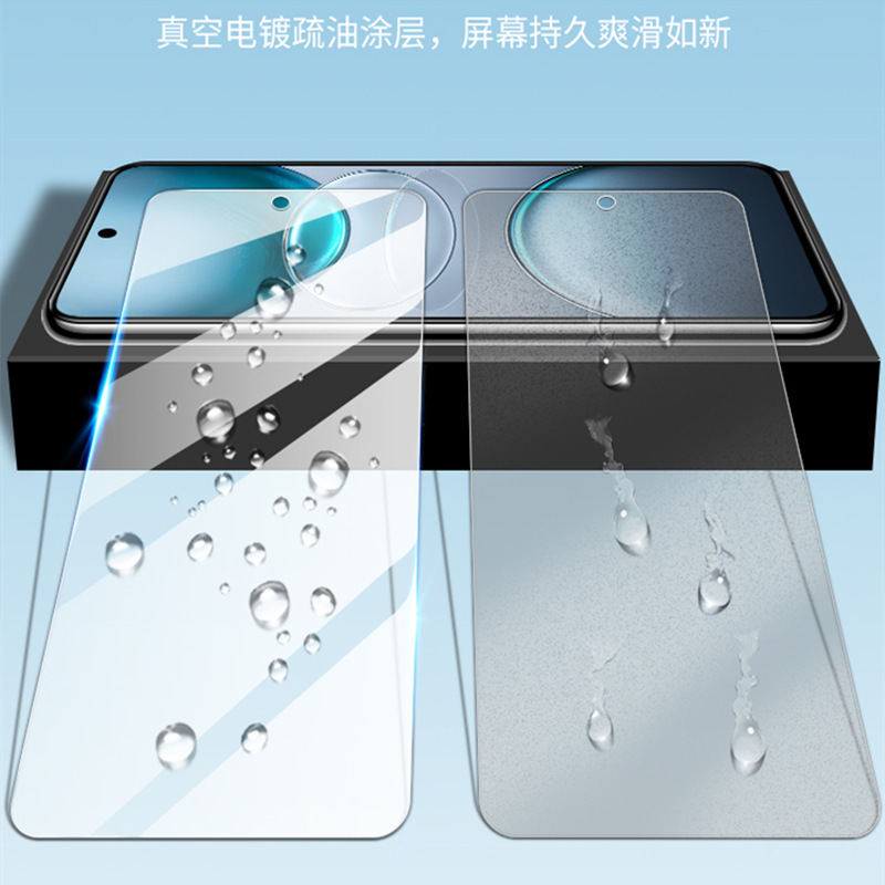 Aplicable a VIVO X200Pro película de vidrio endurecido de superficie curva vivoX200 película de alta definición película de teléfono celular anti-peep