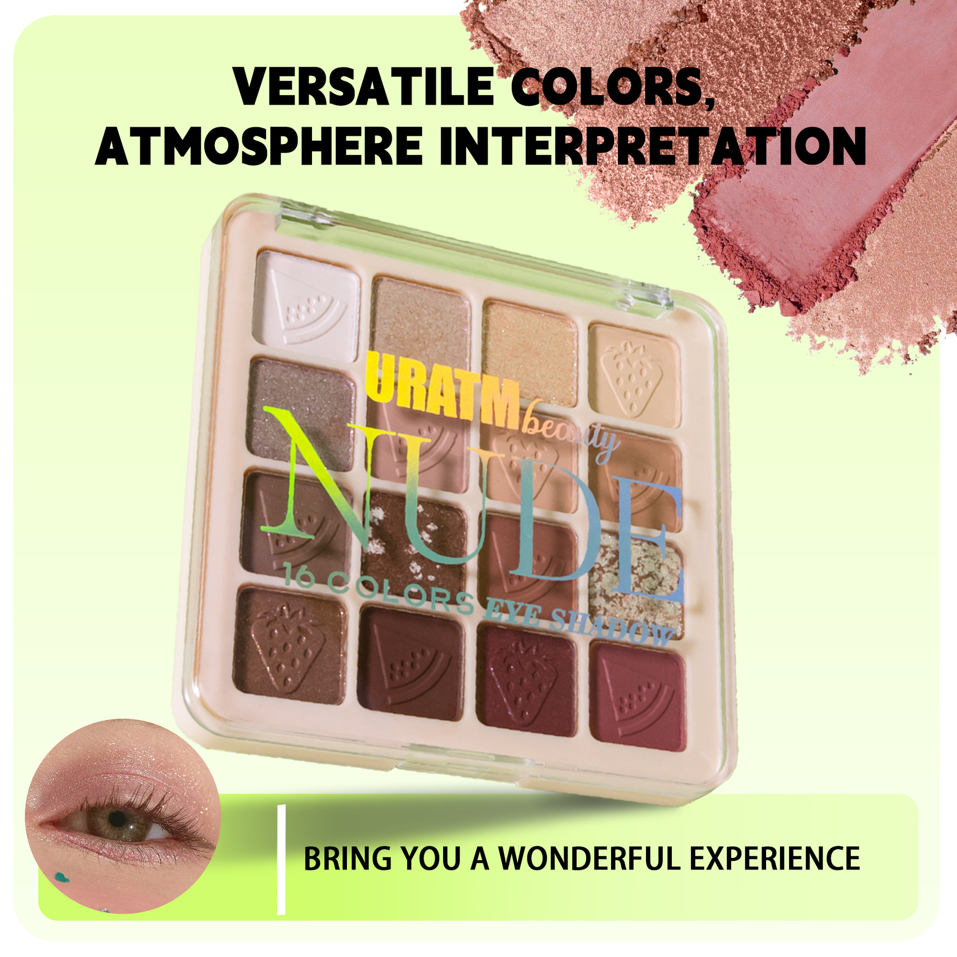 Cross-border bestseller multi-functional all-in-one makeup palette, matte pearlescent eyeshadow, high-gloss contouring all-in-one eyeshadow palette for beauty Application Scenario