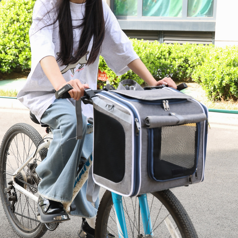 Mochong Bicycle Car Bag Easy to Go Out Crossing Shoulder Foldable Cat Bag Pet Bag Mochong Bicycle Car Bag Easy to Go Out Crossing Shoulder Foldable Cat Bag Pet Bag