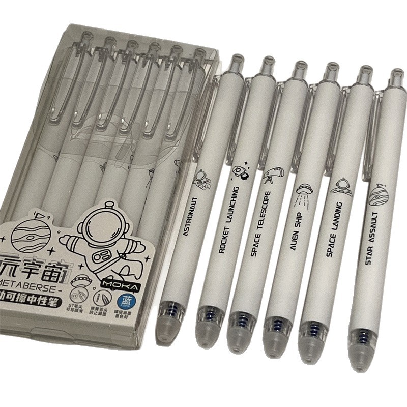 Yuan universo pluma borrable St cabeza caqui oso chica corazón molienda música caliente borrable azul negro pluma de gel al por mayor