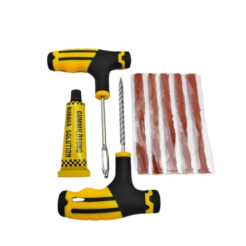 Car-mounted dedicated tire repair kit for motorcycle vacuum tires, car tire repair tools, maintenance, self-driving emergency use