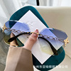 Advanced sunglasses, gradient, light luxury style, high-quality style, internet celebrity
