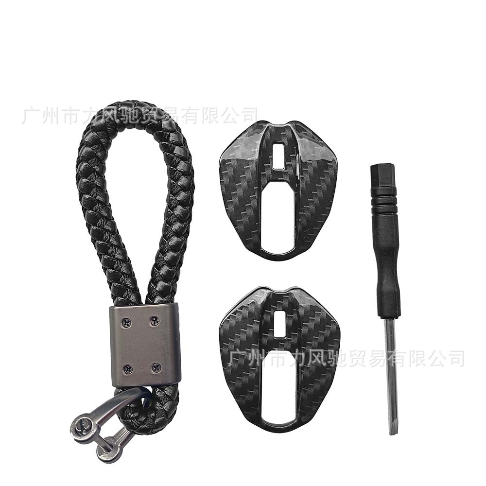 Adecuado para Ducati 696/796 Monster 1100 motocicleta clave embrión clave caso patrón de fibra de carbono