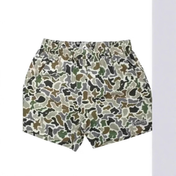 2025 European and American Fashion Independent Site Amazon International Site Elastic Digital Printing Camouflage Flap Pocket Pants Shorts