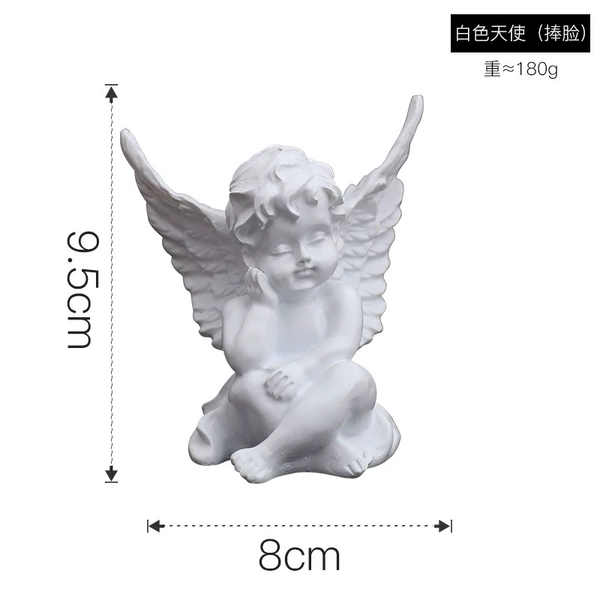 White angel (holding the face)