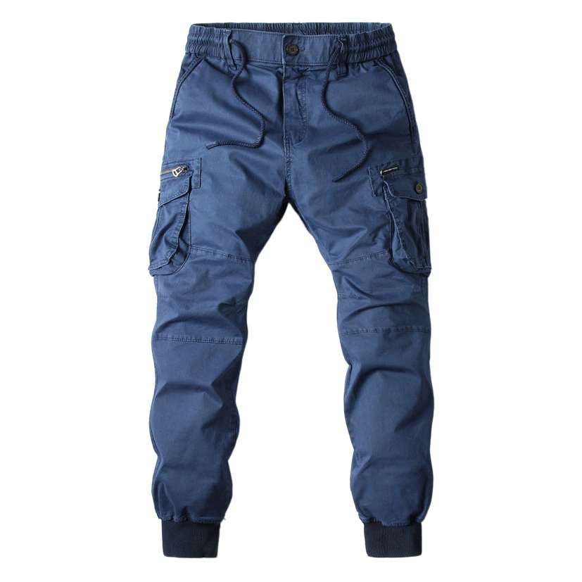 Amazon Four Seasons Leg Pants Мужские брюки больших размеров Повседневные комбинезоны Европейские и американские свободные брюки Мужские
