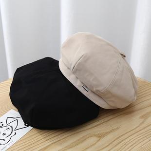 ✅日系画家帽子女春夏英伦韩版潮2023新款百搭网红蓓蕾显脸小贝雷