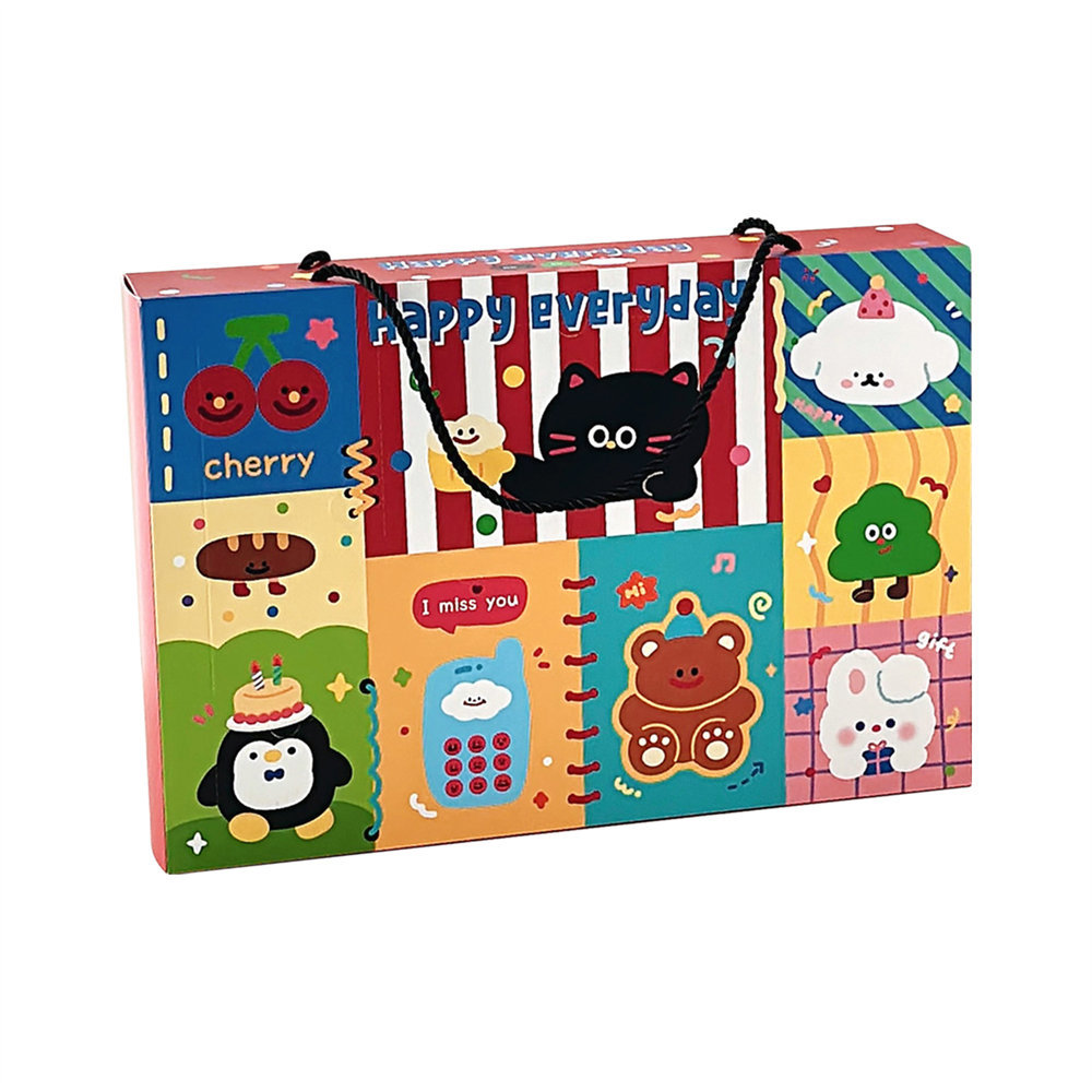 Nueva caja para ciegos de música de cueva divertida para niños, caja de regalo portátil para el día del niño, caja vacía, regalo de cumpleaños sorpresa