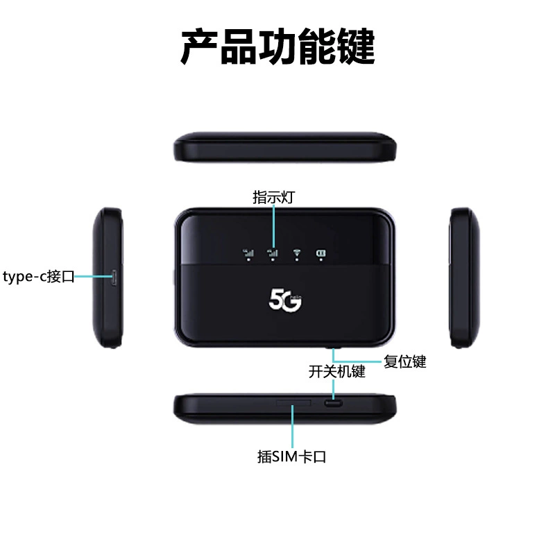 WiFi-роутер с двумя частотами 5G карты-подключения, WiFi6, гигабитный, 10 000 мАч reverse charging, MiFi
